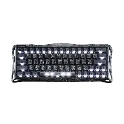 GravaStar Mercury V60 Pro Hall Effect Magnetic Switch Gaming Keyboard — Special Cyber Frost Black Edition