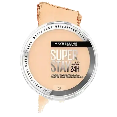 Super Stay Up To 24H Hybrid Powder-Foundation (128) 6g _ MAYBELLINE NEW YORK