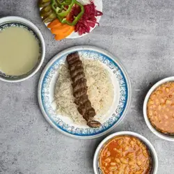Rice & Broth With Kebab