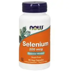 NOW Foods Selenium 200 mcg - 90 Veg Capsules