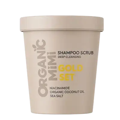 Shampoo Scrub Deep Cleansing Gold Set 310g _ ORGANIC MiMi