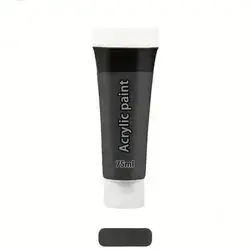 Acrylic paint Colors  black 75Ml