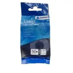 Label Tabe Dymo Master Copy-12mm-Black On White