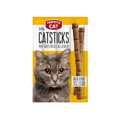 Perfecto Cat - Poultry & Liver Sticks 10Pcs