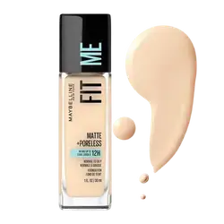 FIT ME Matte + Poreless 12H Foundation Normal To Oily Skin 118 LIGHT BEIGE 30ml _ MAYBELLINE NEW YORK