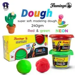 Super Soft Modelling Dough-flamingo