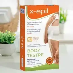 X Epil Hypoallergenic Soft Gel Wax Strips for Sensitive Body