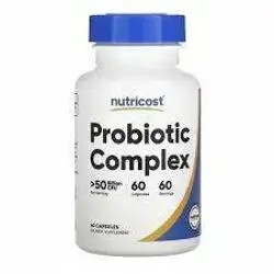 Nutricost Probiotic Complex (50 Billion CFU) 60 Capsules, for Men and Women | Vegetarian Capsules, GMO-Free, Gluten-Free