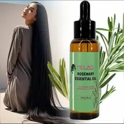 MELAO Organics Rosemary Hair Oil, Split Ends & Dry Scalp Massage - 60ml