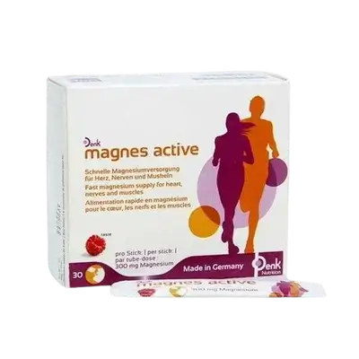 Magnes Active 300mg Magnesium 30 Stick _ Denk Nutrition