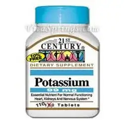 POTASSIUM 99 MG, 110 TABLET,1 COUNT