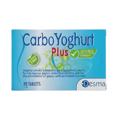 Carbo Yoghurt Plus Double Strenght 30 Tablets _ Desma