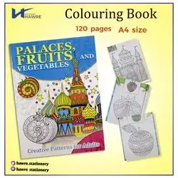 Colouring Book "Palaces, Fruits, and Vegetables" A4