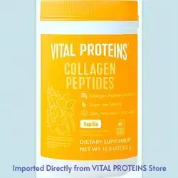Vital Proteins Collagen Peptides, Powder (Vanilla), Supports Hair, Skin, Nails, Bones, Joints, Powder, collagen peptides, collagen powder, vital protein, vital collagen, 11.5 Oz, 327 gram, Original