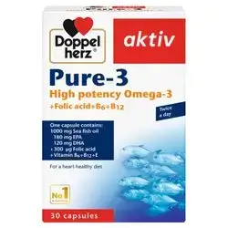 Pure-3 30 capsules (Doppel herz)