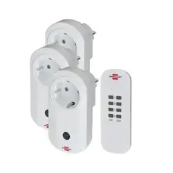 Comfort-Line Remote Control Socket Set 3* Ip20