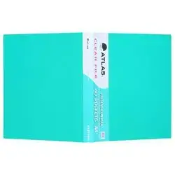 File Folder Atlas Plastic Green-40 pockets