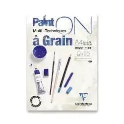 ClairefontainePaint On Mixed Media Pad | Grained | A4-250gsm