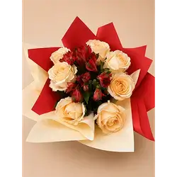 Rose and Alstroemeria Bouquet