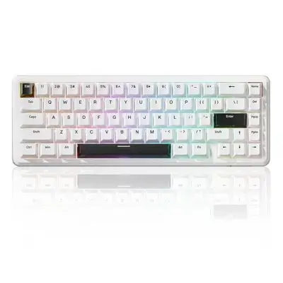 ATTACK SHARK X65 HE 60% Magnetic Gaming Keyboard Wired (White)