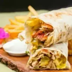 Chicken Shawarma Saj Kids Meal