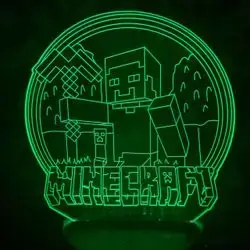 3D Led Light Minecraft 3D86