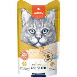 Wanpy Creamy Treat Assorted (25 pcs)