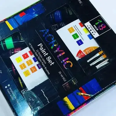 12 Colors Acrylic Paint Set 35ml