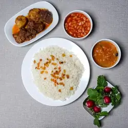 Rice And Broth With Meat