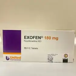 exofen 180mg fexofenadine 15 tablets