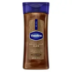 Vaseline Glazed & Glisten Vanilla Cocoa Shimmering Gel Body Oil - Golden Hour Glow -200ML