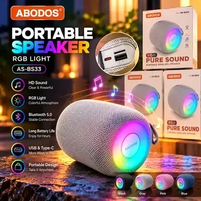ABODOS SPEAKER RGB AS-BS33