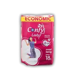 Confi Lady Max Extra Diapers, 18 Count