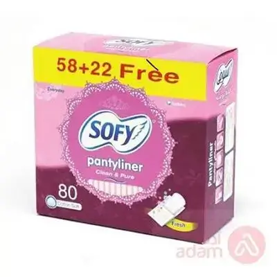 Sofy Pads Clean & Pure Regular X80