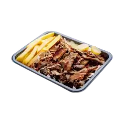 Shawarma half person