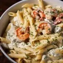 Alfredo Pasta With Shrimp