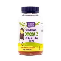 Kidzon Omega 3 Webber Naturals 60 Gummies