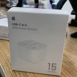 Power Adapter 15pro max USB-C to USB-C  35w