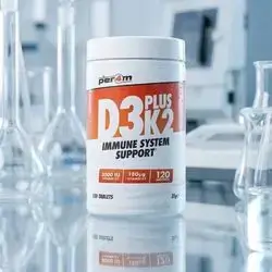 Per4m Vitamin D3 3000IU Plus K2 125MCG 120 Tablets