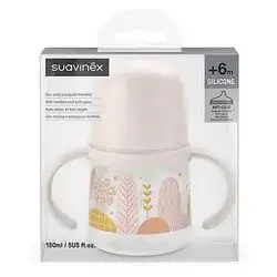 Suavinex 6+ anticolic bottle with handles and soft spout 150ml