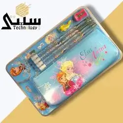 Pencill small bag wallet school +4Pencill + Sharpner (Anca)
