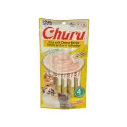 Inaba Churu - Tuna with Cheese Recipe 4 Tubes