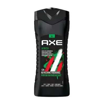Africa 3 in 1 Body Face & Hair Wash 400ml _ AXE