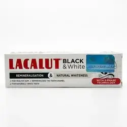 Lacalut black & white toothpaste 75ml