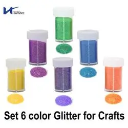 glitter, for craft hand made,6color