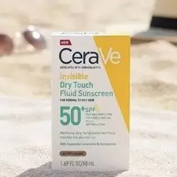 Cerave Invisible Dry Touch Fluid Sunscreen SPF 50+ (50ml)