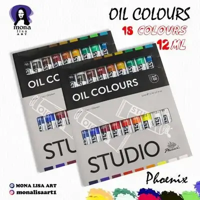 Oil colors 18colors 12ml-STUDIO
