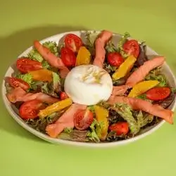 Burrata Smoked Salmon Salad