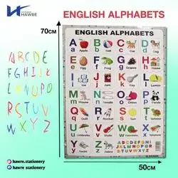 English Alphabets 70x50