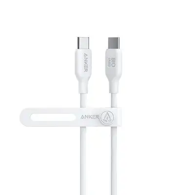 Anker 544 Type-C to Type-C Cable Bio-Vased - White - 91cm